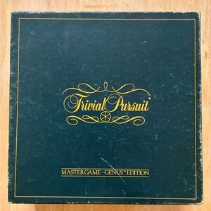Original Trivial Pursuit Master Game Genus Edition Vintage 1981 - Complete